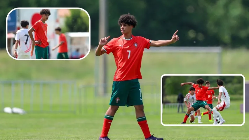 Cristiano dos Santos debut for the Portugal U-15 National Team