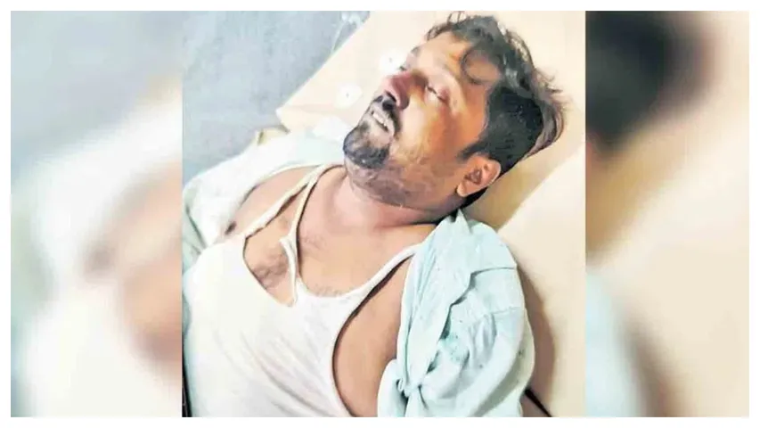  Man dies at police station