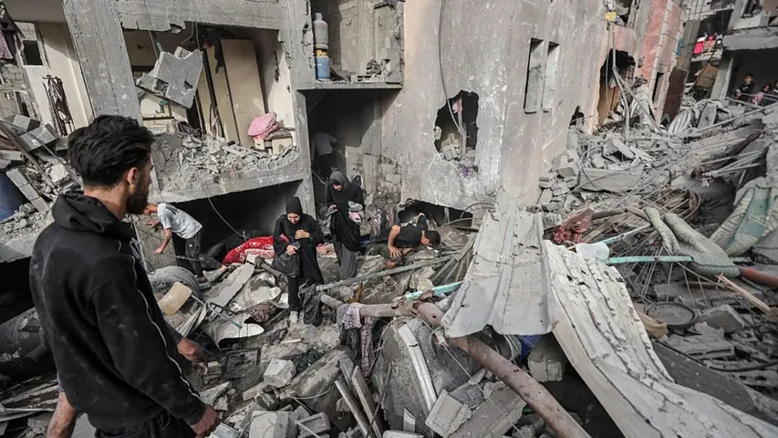 Israeli strikes across Gaza kill at least 103 people, hospitals and medics say
