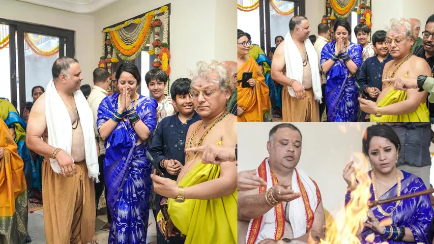 anasuya house warming ceremony 