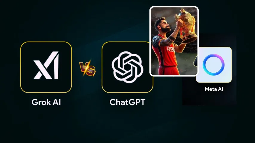 rcb will win ipl 2025 chatgpt, meta ai, grok prediction