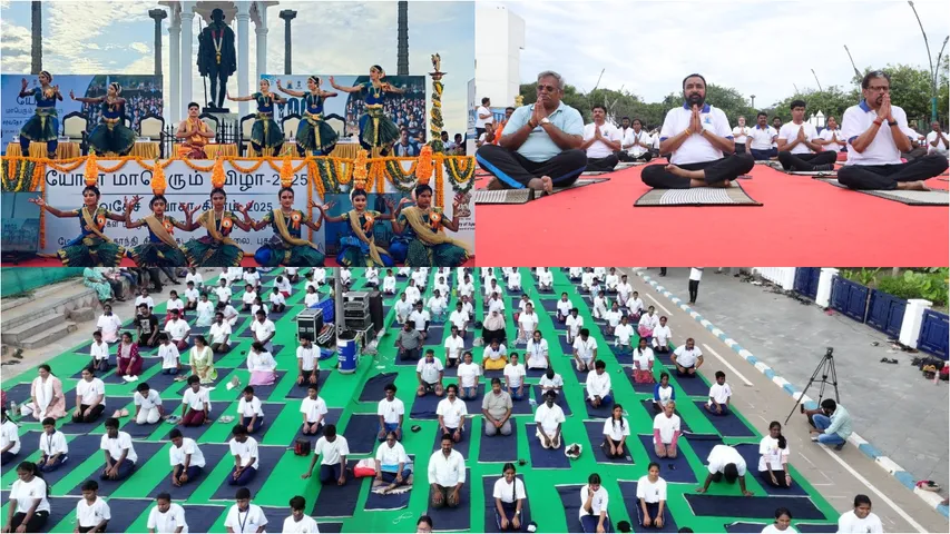 MDNIY yoga event at Puducherry 
