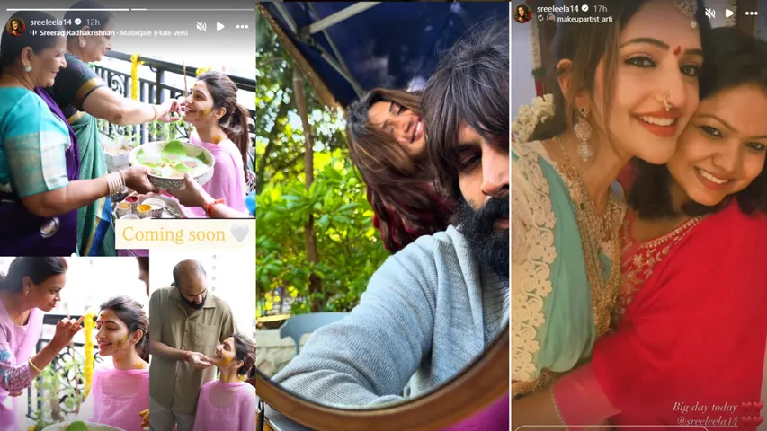sreeleela social media post