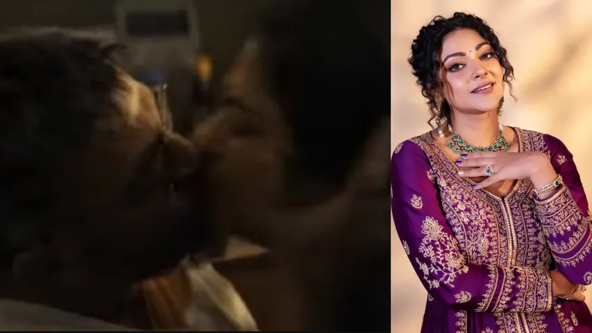 actress Abhirami on lip kiss scene 