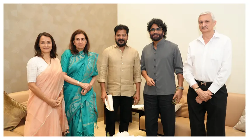 Nagarjuna meets Revanth Reddy..