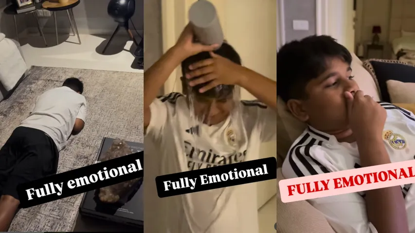 allu ayaan emotional on rcb winning ipl trophy