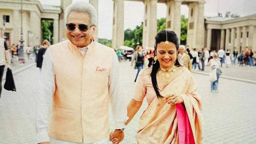 Mahua Moitra marries former BJD MP Pinaki Misra