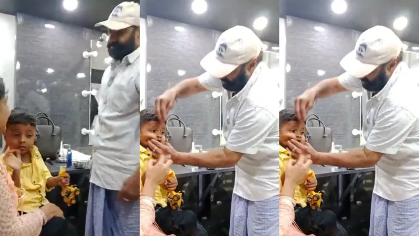balayya feeding to the child