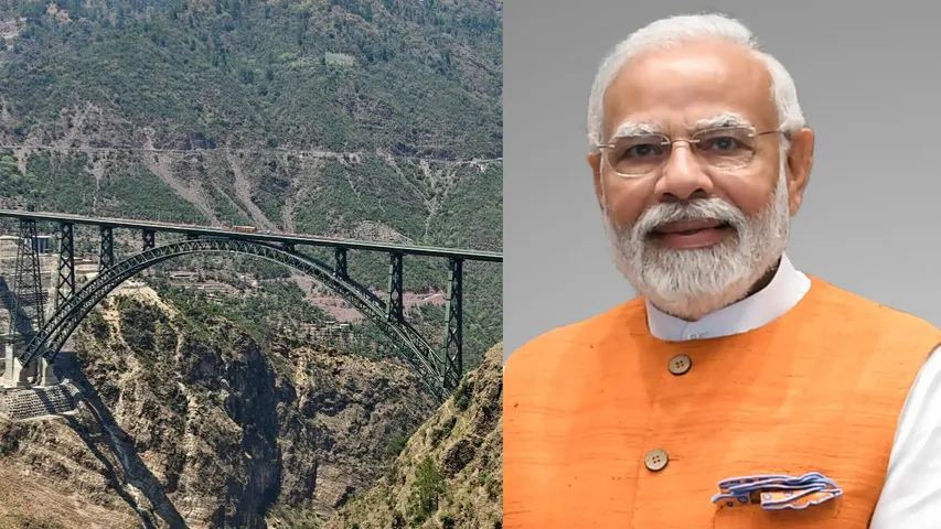 PM Modi to unveil world's highest railway bridge over River Chenab today