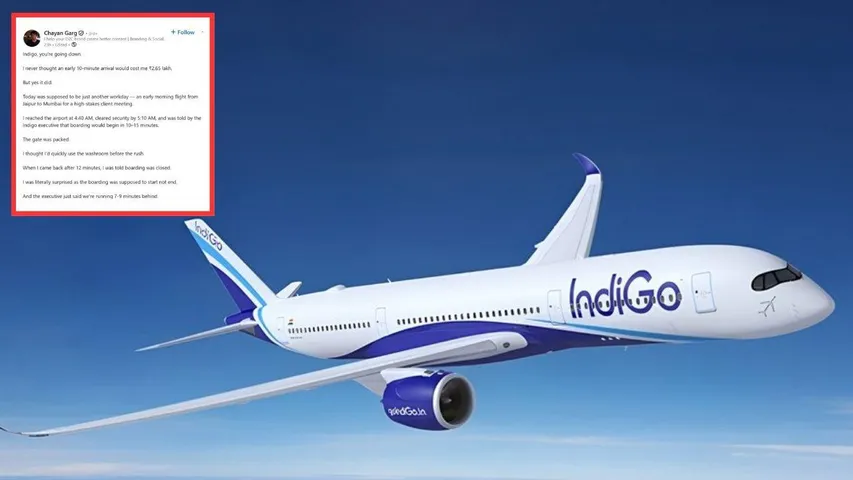 IndiGo passenger loses Rs 2.65 lakh deal