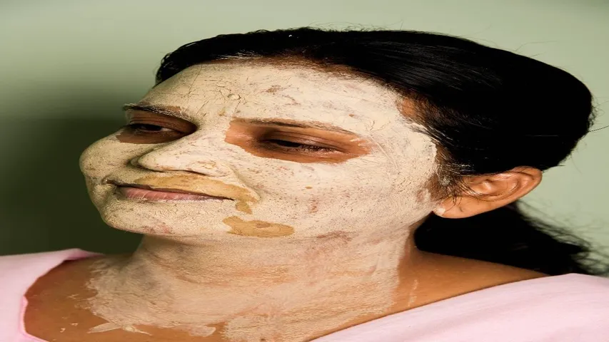 Peanut flour face pack