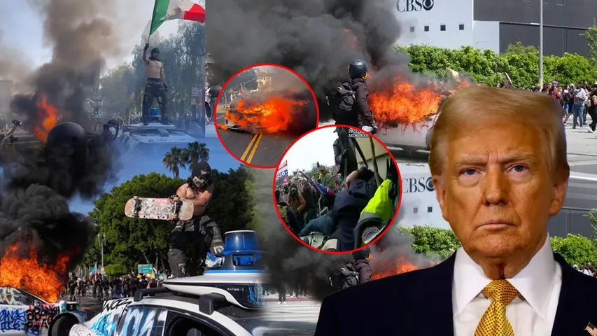 trump at los angeles