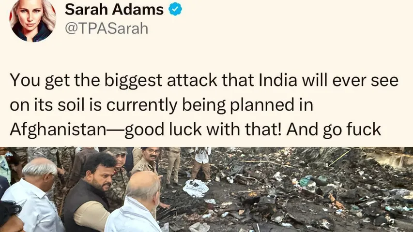 Sarah Adams tweets