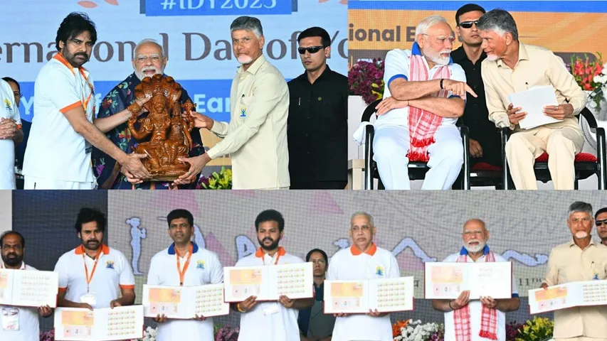 International Yoga Day 2025 in visakhapatnam