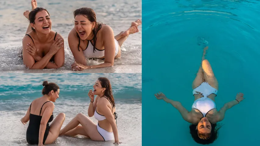 actress kajal Maldives vacation