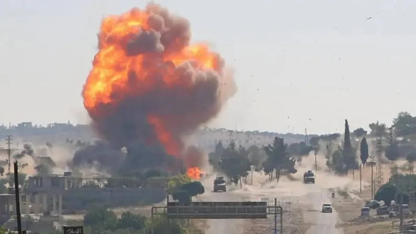 1 killed and 11 wounded in intense Israeli strikes on south Lebanon