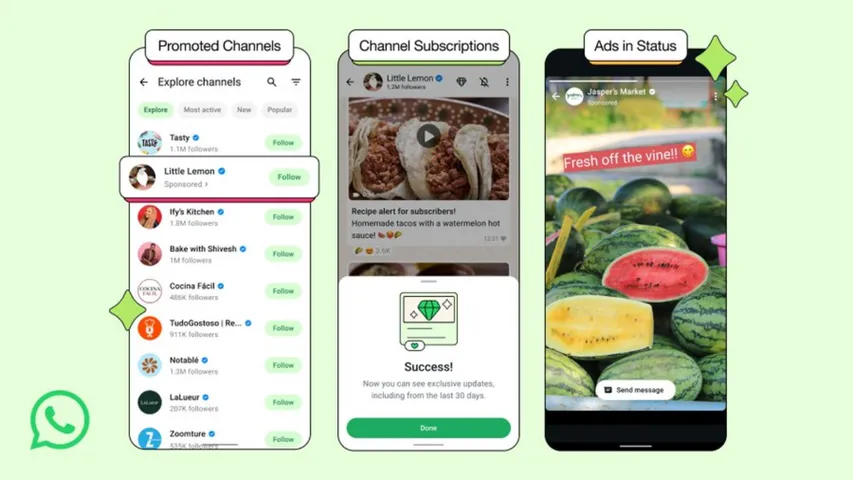 Ads in Status