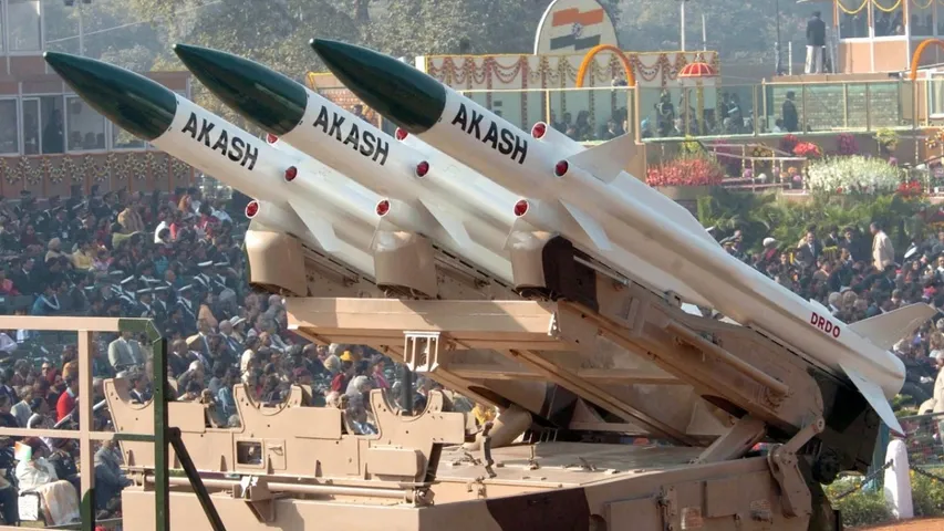 Akash supersonic missiles