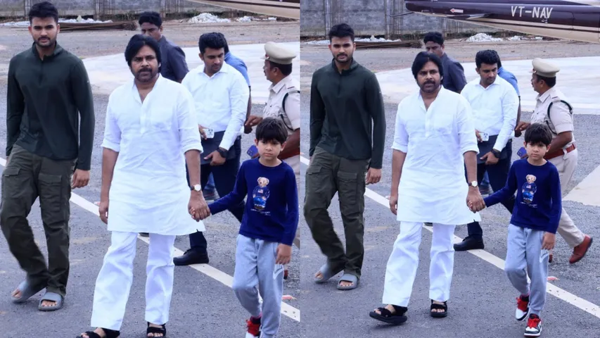 pawan kalyan son with mark shankar
