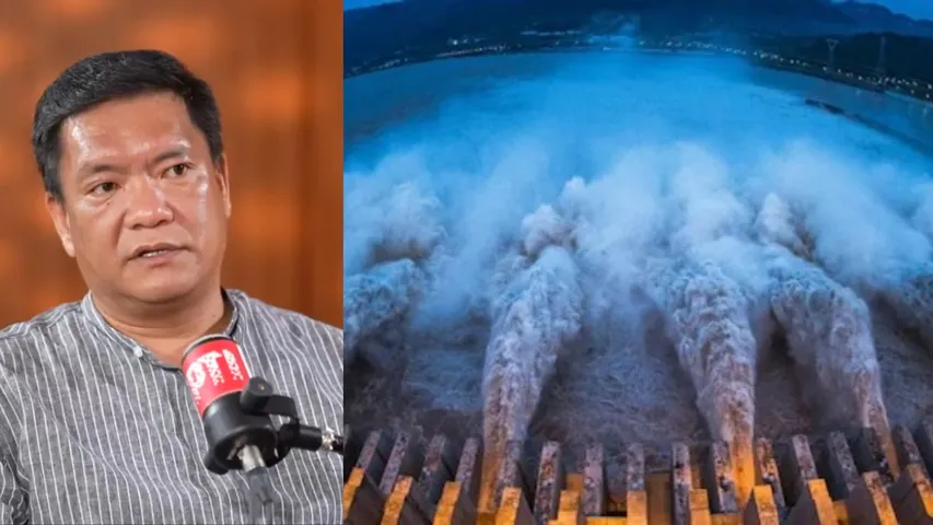 Chinese dam a water bomb