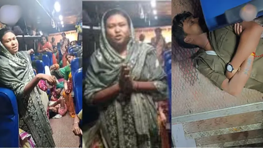 drunk driver conductor in maharashtra government bus 37 passengers lives at risk