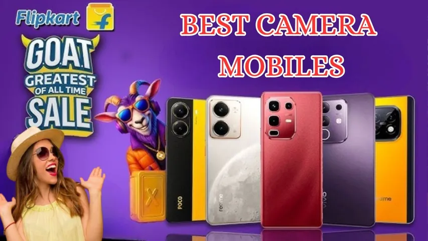 flipkart GOAT SALE Best Camera Smartphones