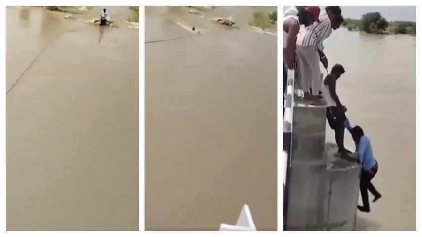 Wife pushes husband into river to kill him