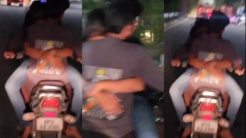 lovers running bike
