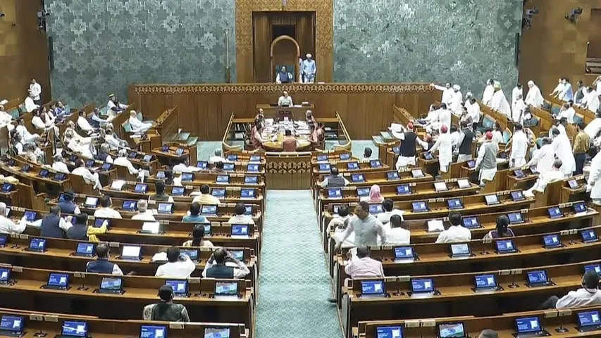 Lok Sabha adjourned till 12 noon amid sloganeering by Opposition MPs