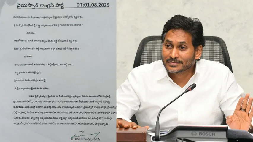 YS Jagan Party Resign