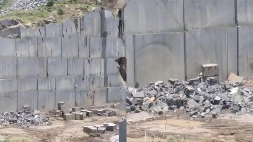 Granite quarry in Bapatla