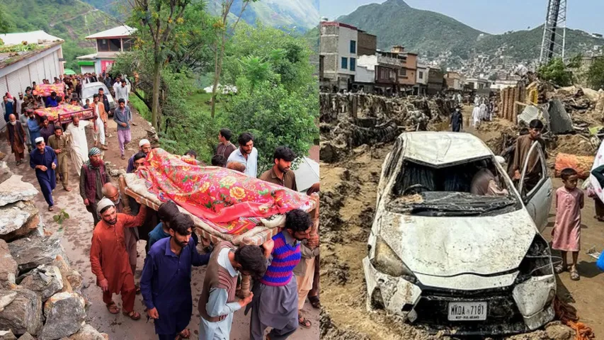 Pakistan due to heavy rains