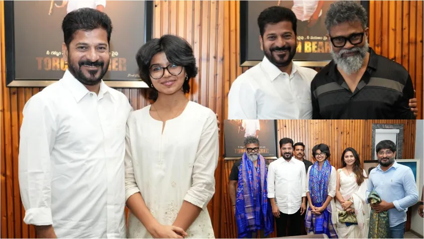 cm revanth reddy felicitation to Sukumar daughter