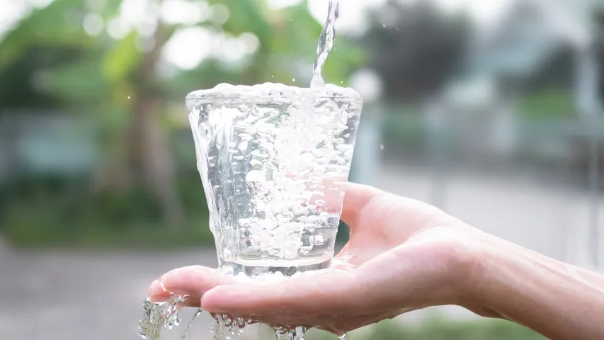 drinking water