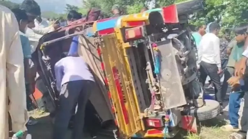 crashed into a tempo
