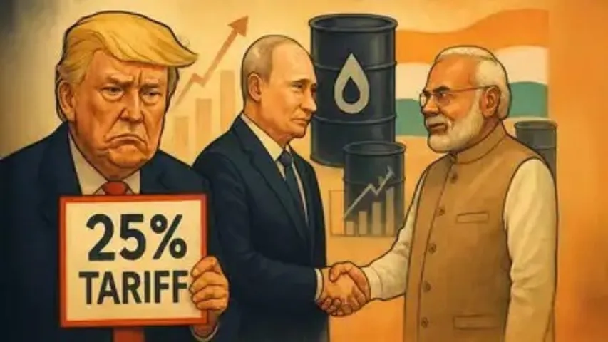 Modi between trump and russia