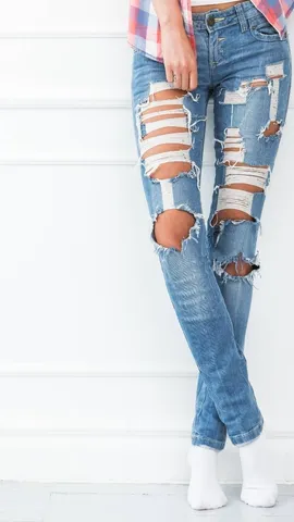 Ripped jeans
