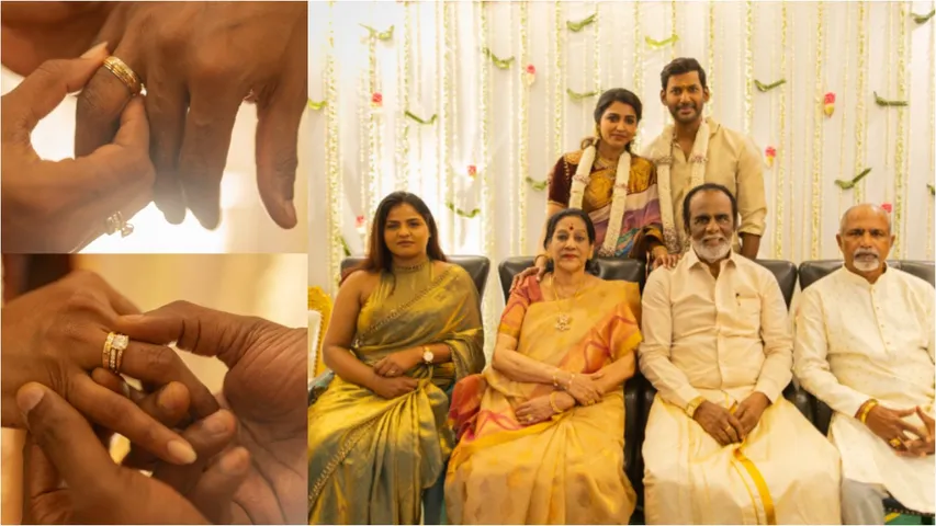 hero Vishal got engaged