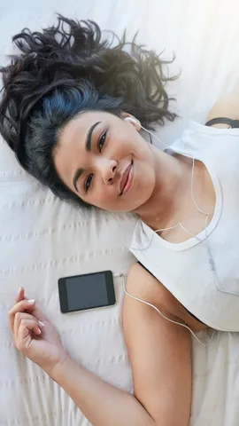 sleep with mobile
