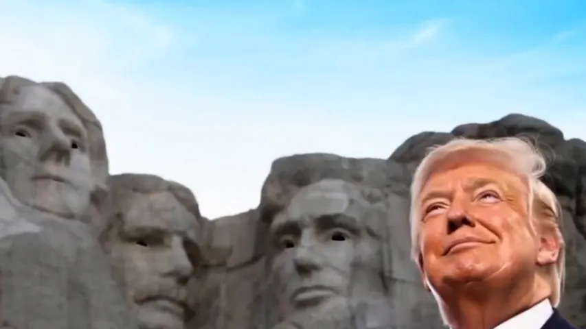 Trump Dreams Immortality At Mount Rushmore