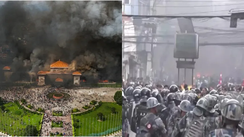 Nepal burns as Gen Z protests topple Oli government, Army takes charge