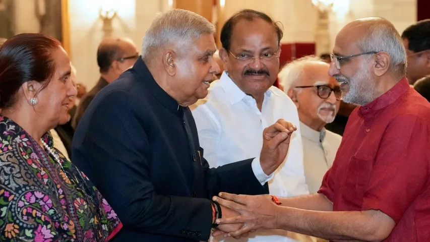 Jagdeep Dhankhar's First Public Appearance Since Exit
