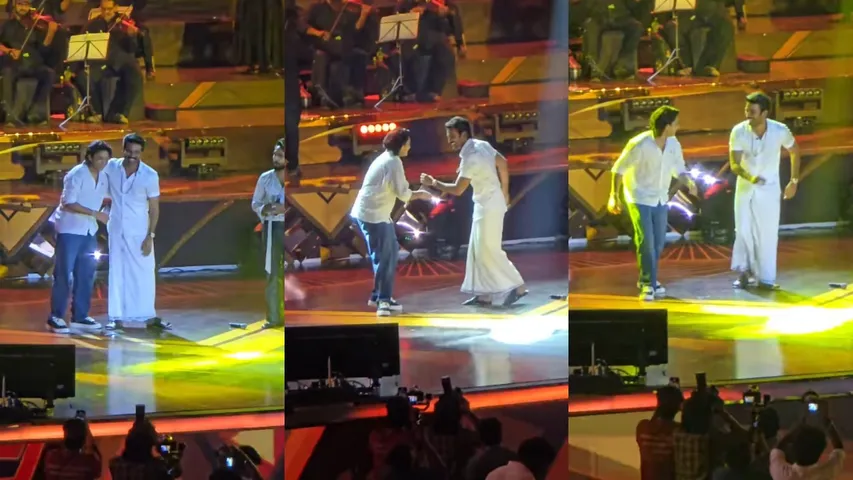 DHANUSH DANCE WITH SON