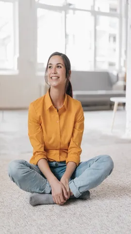 Sitting on floor