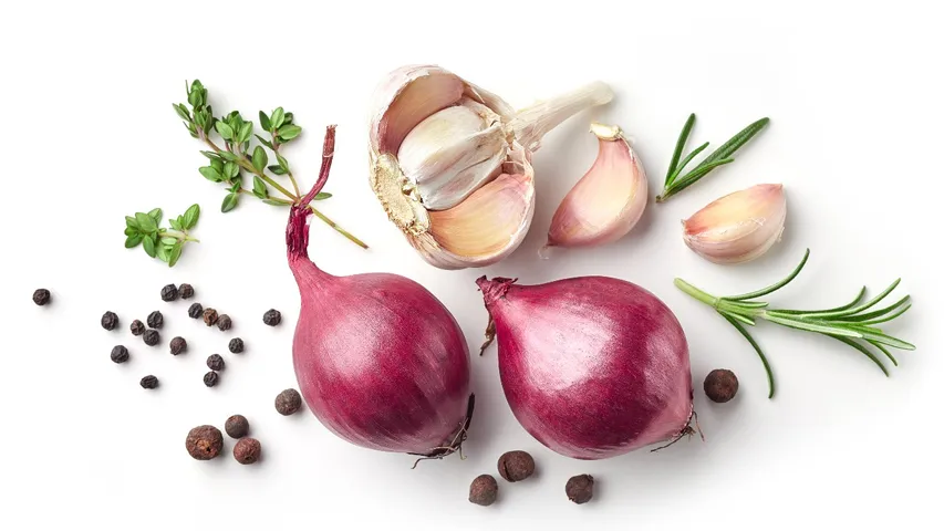 Onion and garlic
