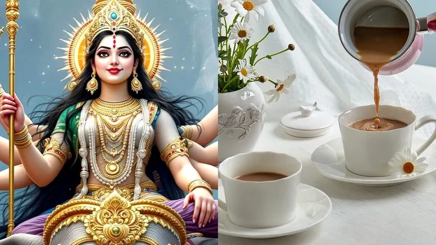 Tea and coffee Navratri