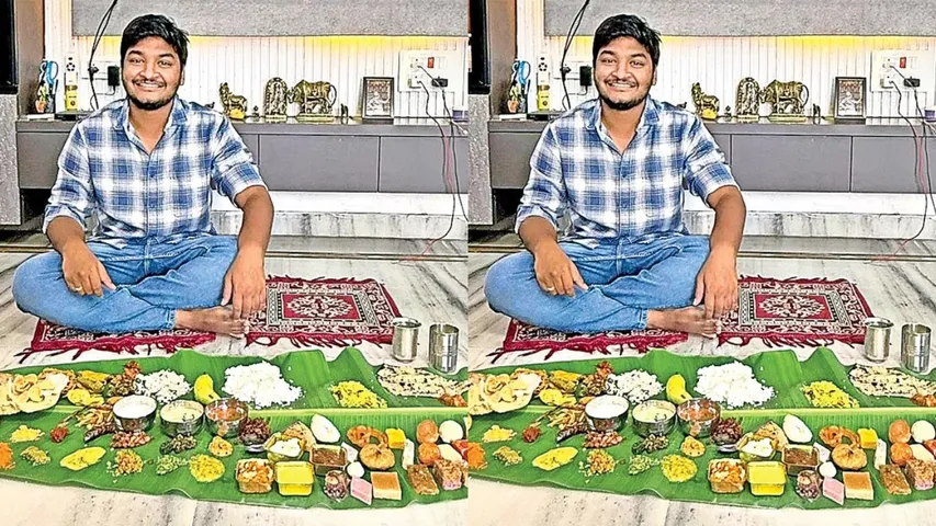 A dinner with 101 dishes for the son-in-law..