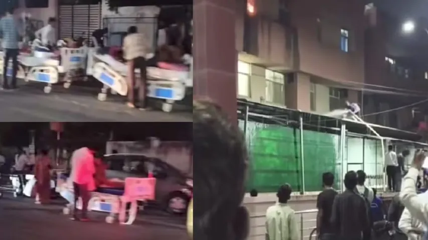 Jaipur SMS Hospital massive fire broke six people died