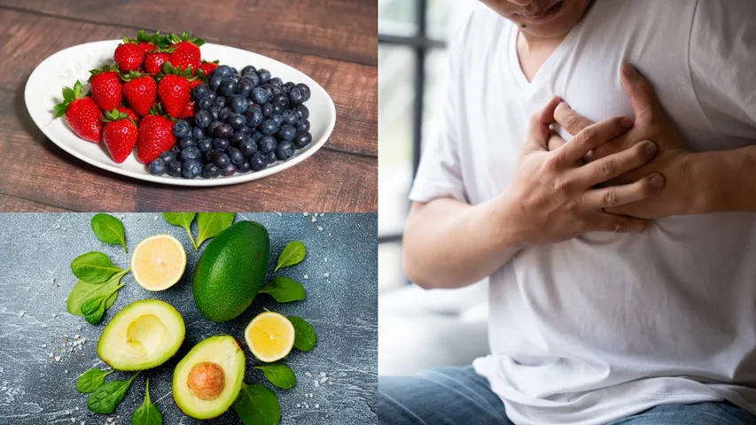 Blueberries and Strawberries