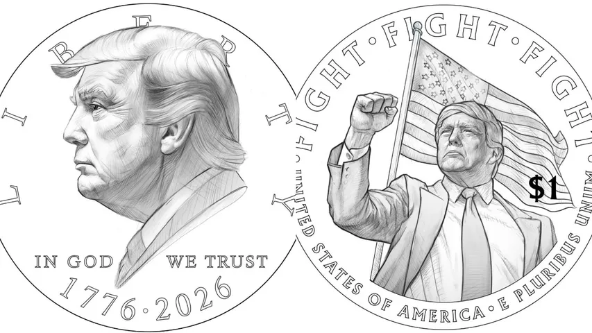 Trump team defend his appearance on proposed $1 coin despite being in violation of 1866 law
